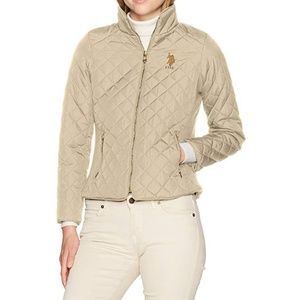 U.S. Polo Assn. Beige Quilted Jacket